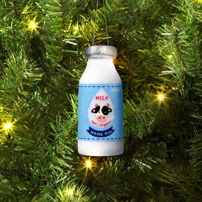  Christmas Fabric Milk Ornament - Wondershop™
