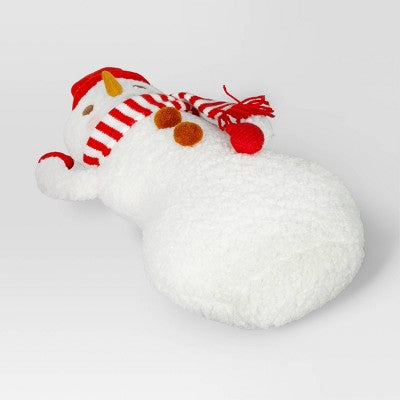  18" Christmas Snowman Pillow - Wondershop™