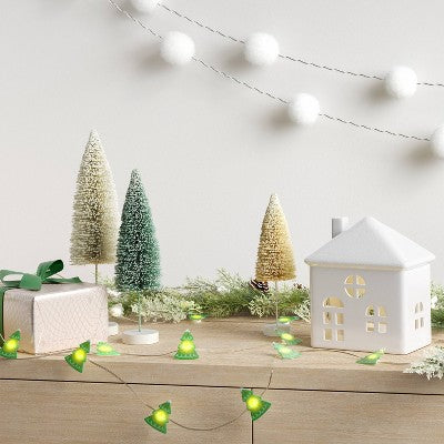  20ct LED Battery Operated Christmas Tree Dew Drop Lights Warm White With Silver Wire - Wondershop™