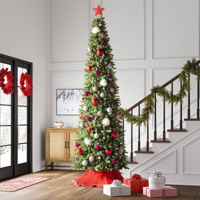  10" Lit-Led Red Star Projects Gingerbread/Candy Cane/Snowflakes Christmas Tree Topper - Wondershop™