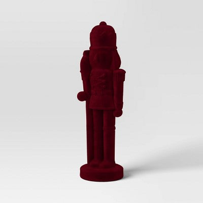  28" Christmas Flocked Nutcracker - Wondershop™
