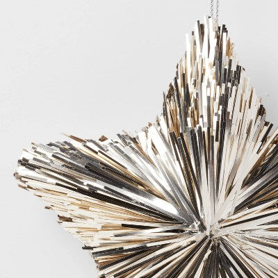  Tinsel Star Christmas Tree Ornament - Wondershop™