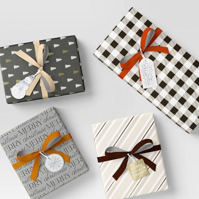  50ct Christmas Tie-On Gift Tags Gold/White/Silver - Wondershop™