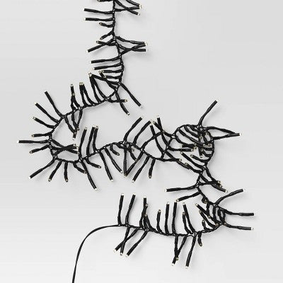  448ct LED Christmas Mini String Lights Garland Warm White Black Wire - Wondershop™