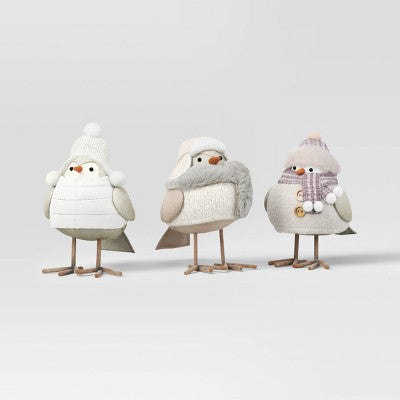  3pk Christmas Featherly Friends Decor - Wondershop™