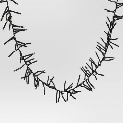  448ct LED Christmas Mini String Lights Garland Warm White Black Wire - Wondershop™