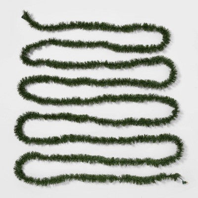  40' Pre-Lit Artificial Pine Christmas Garland Clear Lights - Wondershop™