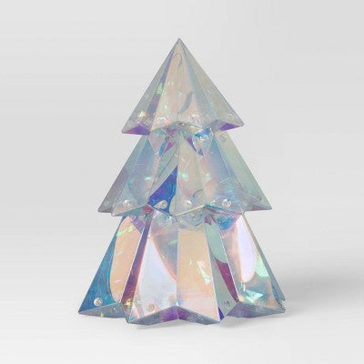  9.6" Christmas Lit Iridescent Tree Decor - Wondershop™