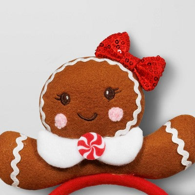  Christmas Female Gingerbread Headband - Wondershop™