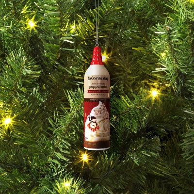  5" Christmas Resin Peppermint Aerosol Whip Ornament - Wondershop™