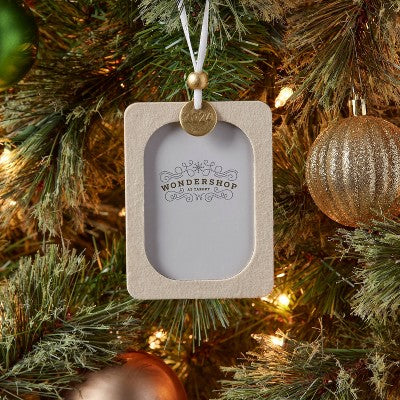  Velvet 2025 Picture Frame Christmas Tree Ornament - Wondershop™