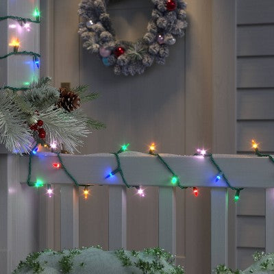  400ct LED Smooth Mini Christmas String Lights Spool With Green Wire - Wondershop™
