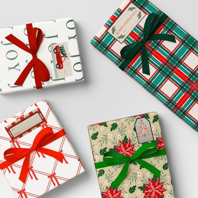  70ct Christmas Modern Heritage Peel And Stick Gift Tags - Wondershop™