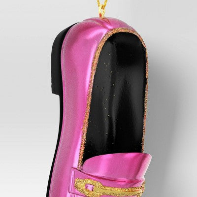  4" Christmas Resin Fancy Loafers Ornament Hot Pink - Wondershop™