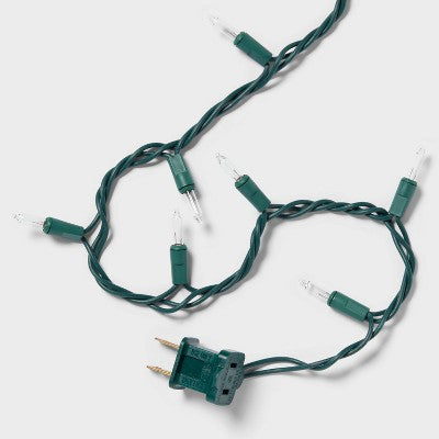  50ct Incandescent Mini Christmas String Lights With Green Wire - Wondershop™