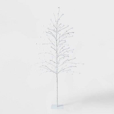  6ft LED Globe Birch Twig Tree Christmas Novelty Sculpture Light Multicolor - Wondershop™