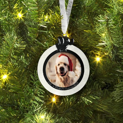  Baby's First Christmas Metal Picture Frame Ornament - Wondershop™