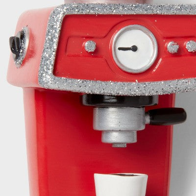  Espresso Machine Christmas Tree Ornament Red - Wondershop™