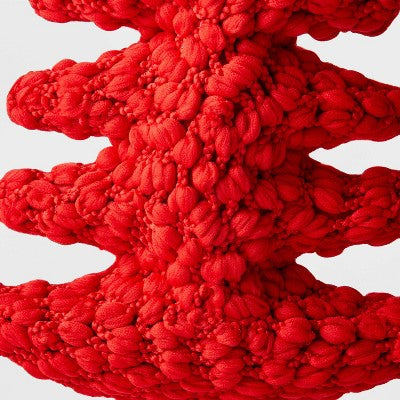  13.25" Thick Knit Tabletop Tree Red - Wondershop™