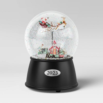  Flying Santa Snow Globe - Wondershop™