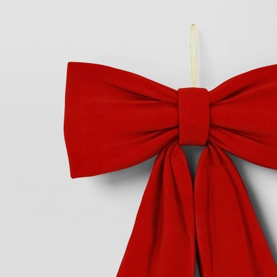  20" Christmas Single Bow Decor - Wondershop™