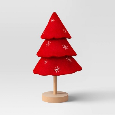  12" Christmas Three Layered Round Felt Tree Decor - Wondershop™