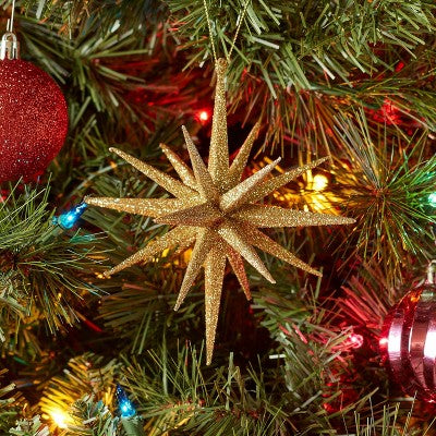  Plastic Spike Starburst Christmas Tree Ornament - Wondershop™