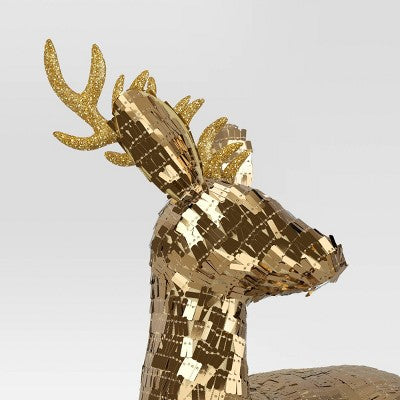  Christmas Sequin Sitting Deer Decor - Wondershop™