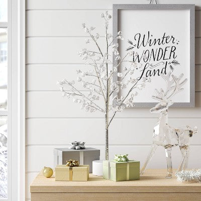  Acrylic Deer Christmas Animal Figurine - Wondershop™