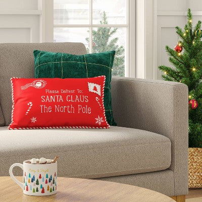  Christmas Letters To Santa Pillow - Wondershop™
