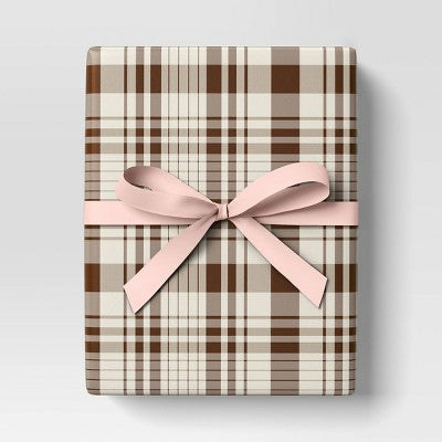  18' Cozy Christmas Premium Ribbon Pink Satin- Wondershop™