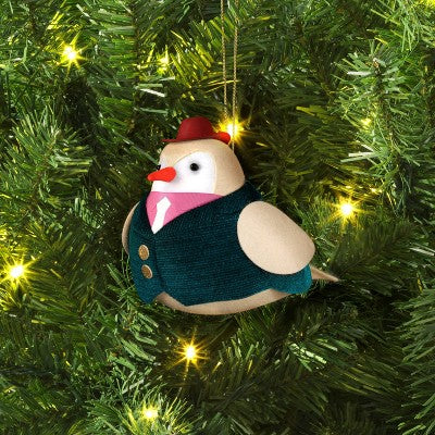  Christmas Featherly Friends Ornament Knit Scarf - Wondershop™