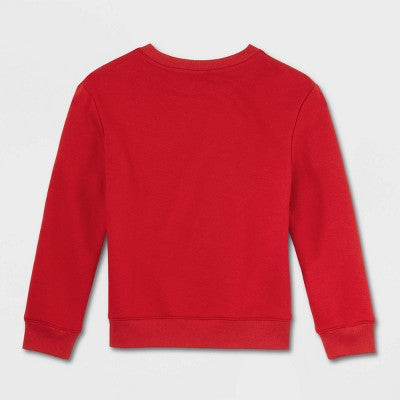  Kids' Target Matching Family Sweatshirt - Wondershop™ Red