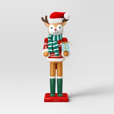  Winter Deer Nutcracker Figure - Wondershop™