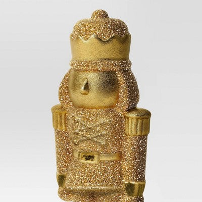  11.5" Christmas Nutcracker With Glittered Finish - Wondershop™