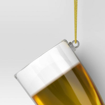  4" Christmas Glass Beer Ornament - Wondershop™
