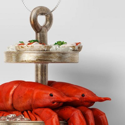  Christmas Resin Seafood Tower Ornament - Wondershop™