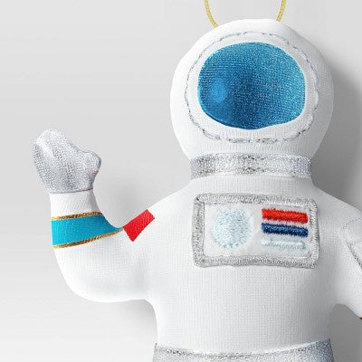  Christmas Fabric Astronaut Ornament - Wondershop™