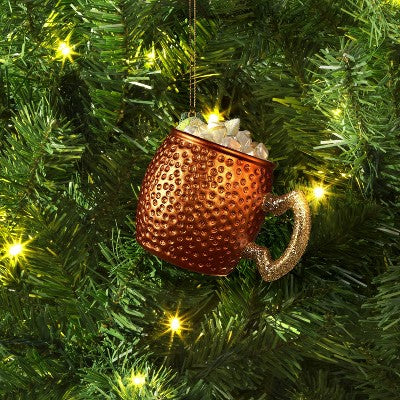  Christmas Resin Moscow Mule Ornament - Wondershop™