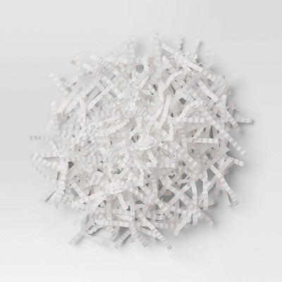  Christmas Shredded Paper Filler White - Wondershop™