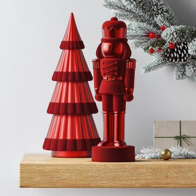  12" Christmas Tree Electroplating And Flocked Finish - Wondershop™