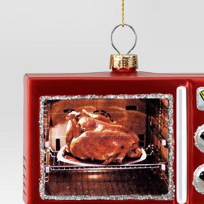  Christmas Glass Oven Ornament - Wondershop™