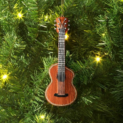  4.5" Christmas Resin Guitar Ornament - Wondershop™