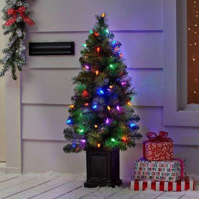  150ct LED C6 Faceted Christmas String Lights Spool Multicolor With Green Wire - Wondershop™