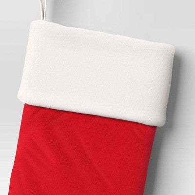  20" Velvet Stocking - Wondershop™