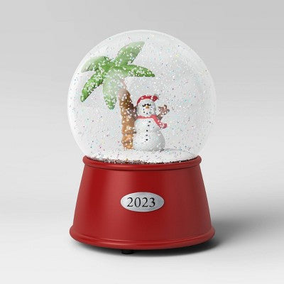  Beach Snowman Snow Globe - Wondershop™