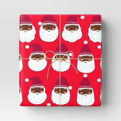  40” 125 Sq Ft Christmas Roll Wrap Santa - Wondershop™