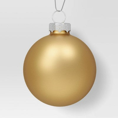  42ct Round Glass Christmas Tree Ornament Set - Wondershop™